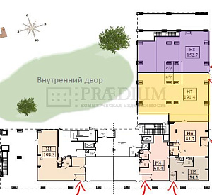Жилой комплекс "Level Павелецкая" 1 54.0  Аренда