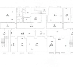 Тетеринский пер, д 4 стр 1, Москва Здание целиком 2976  Аренда