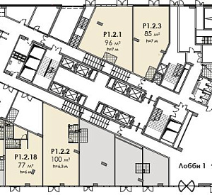 Бизнес-центр "STONE Белорусская" 1 61.1  Продажа