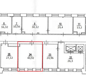 Преображенская пл, д 7А стр 1, Москва 3 41.0  Аренда
