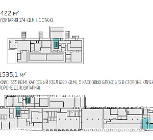 Квартал "Красная  Роза"/ Офисный особняк "Савин" Многоярусный блок 1957  Аренда