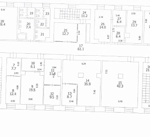 Тетеринский пер, д 4 стр 1, Москва Здание целиком 2976  Аренда
