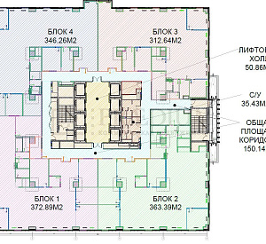 2-я очередь / Технопарк "NAGATINO i-LAND"/  Бизнес-центр "Декарт" / №  2-1-1 2 1632 366 Аренда