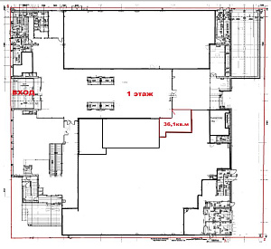 Многофункциональный офисно-деловой центр "Olympic Hall" 1 36.0  Аренда