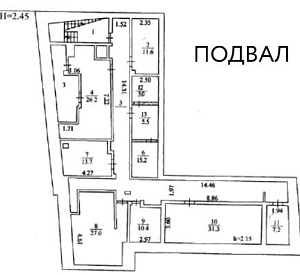 Никитская Б. ул, д 17 стр 2, Москва Здание целиком 2125.8  Продажа