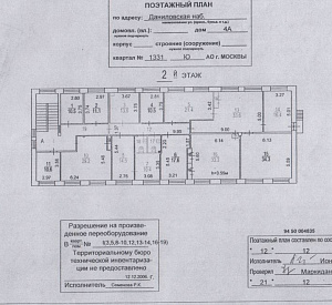 Даниловская наб., д. 4А Здание целиком 1436  Продажа