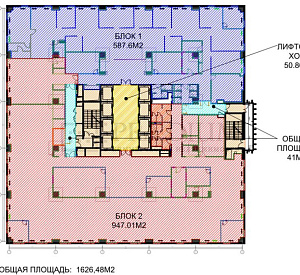2-я очередь / Технопарк "NAGATINO i-LAND"/  Бизнес-центр "Декарт" / №  2-1-1 3 1627 623 Аренда