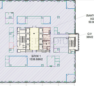 2-я очередь / Технопарк "NAGATINO i-LAND"/  Бизнес-центр "Декарт" / №  2-1-1 7 1626  Аренда