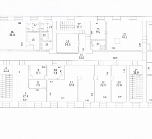 Тетеринский пер, д 4 стр 1, Москва Здание целиком 2976  Аренда